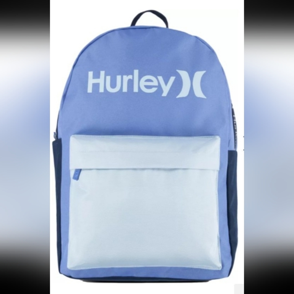 Hurley Blue Two-Tone Logo Backpack